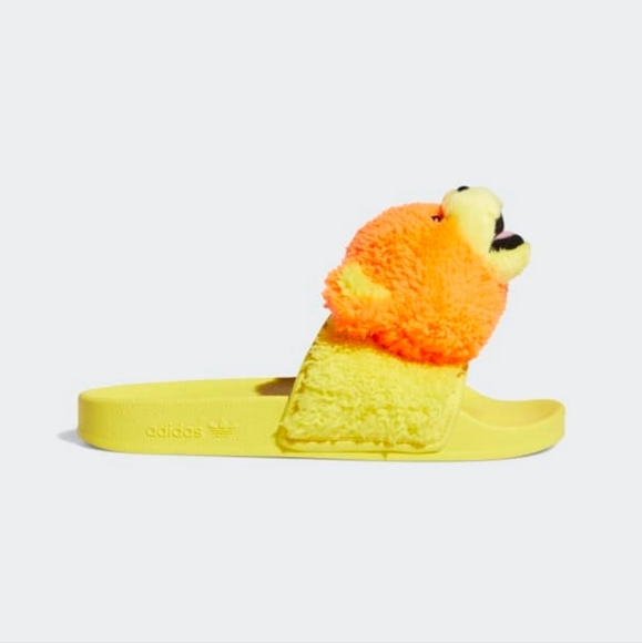 Jeremy Scott Adilette Teddy Q46582 Men’s Slide Sandal Slippers. Size 9